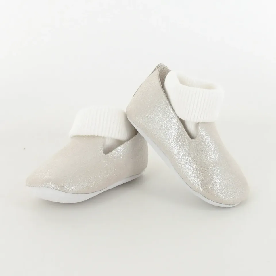 Le Petit Fils du Cordonnier Dodou chausson bébé chaussette pailletée