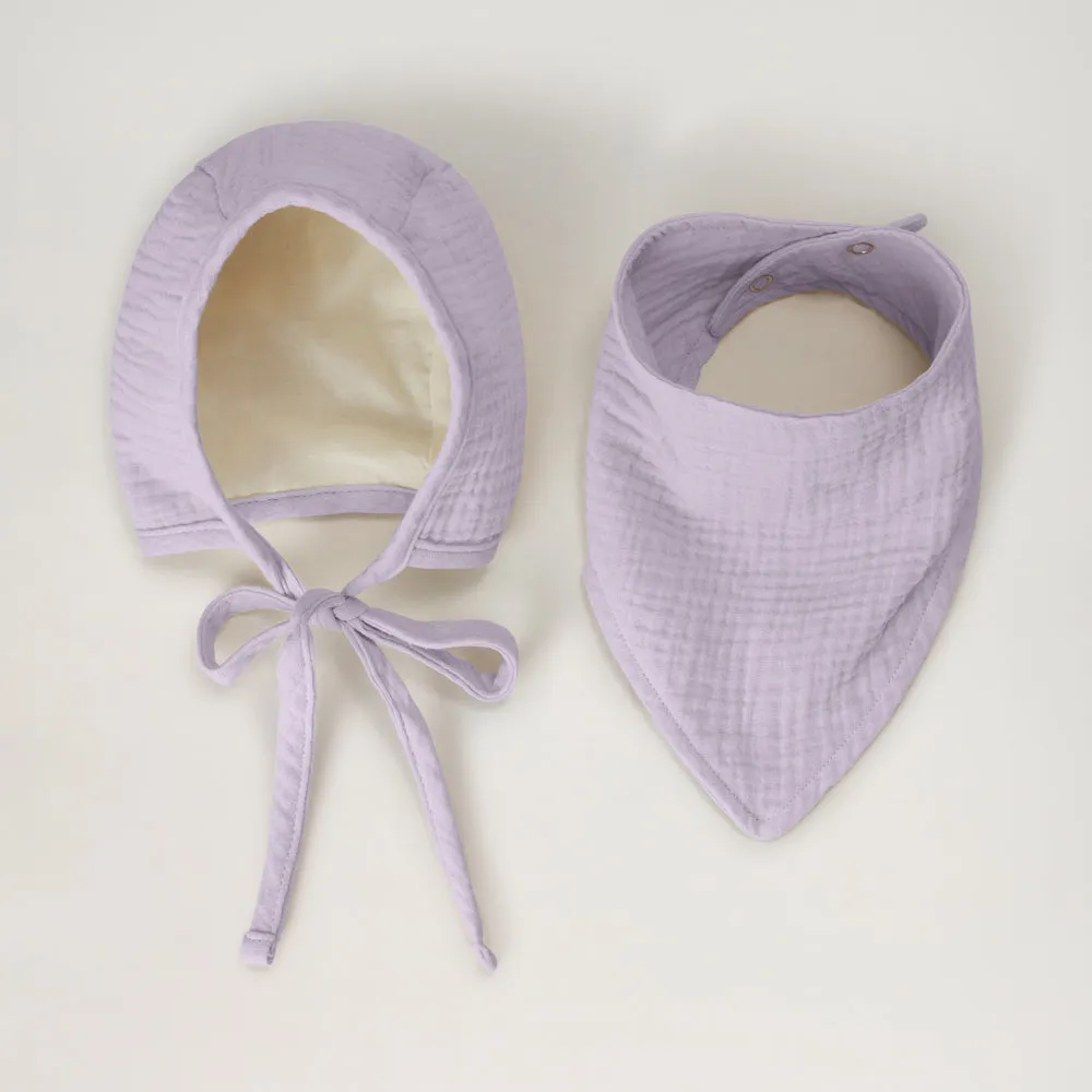 BabyMocs Muslin Bonnet bébé coton bio 0-6 mois