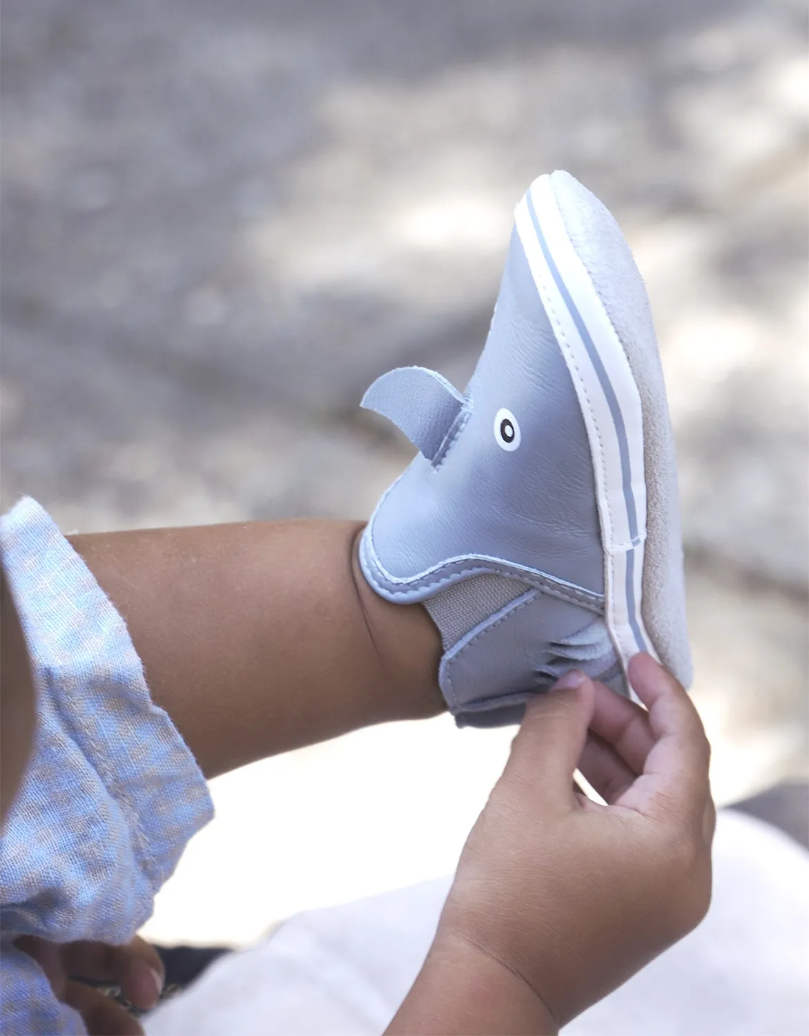 ROBEEZ Sebastian Shark Soft Soles chaussons en cuir