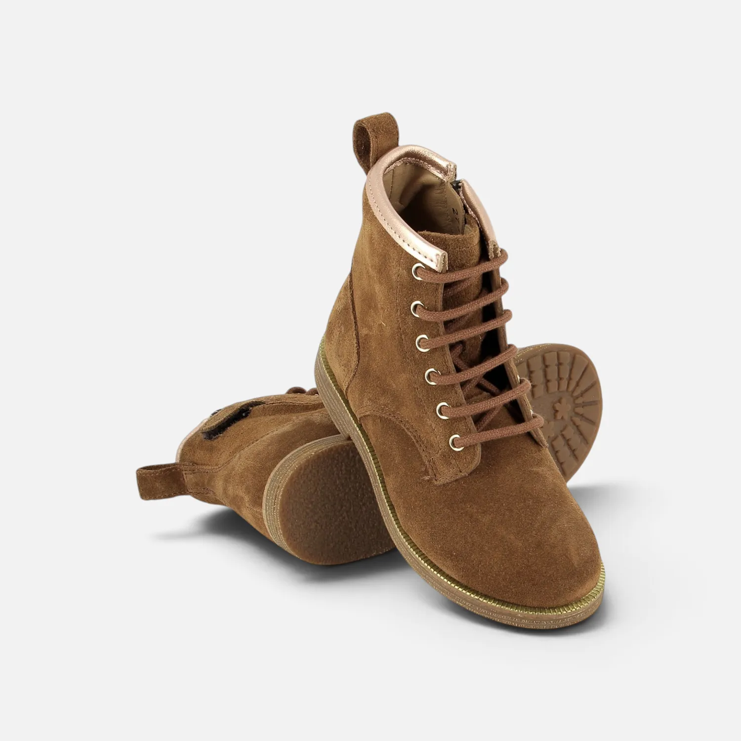 10is Trip Hi Lace SL boots velours cognac