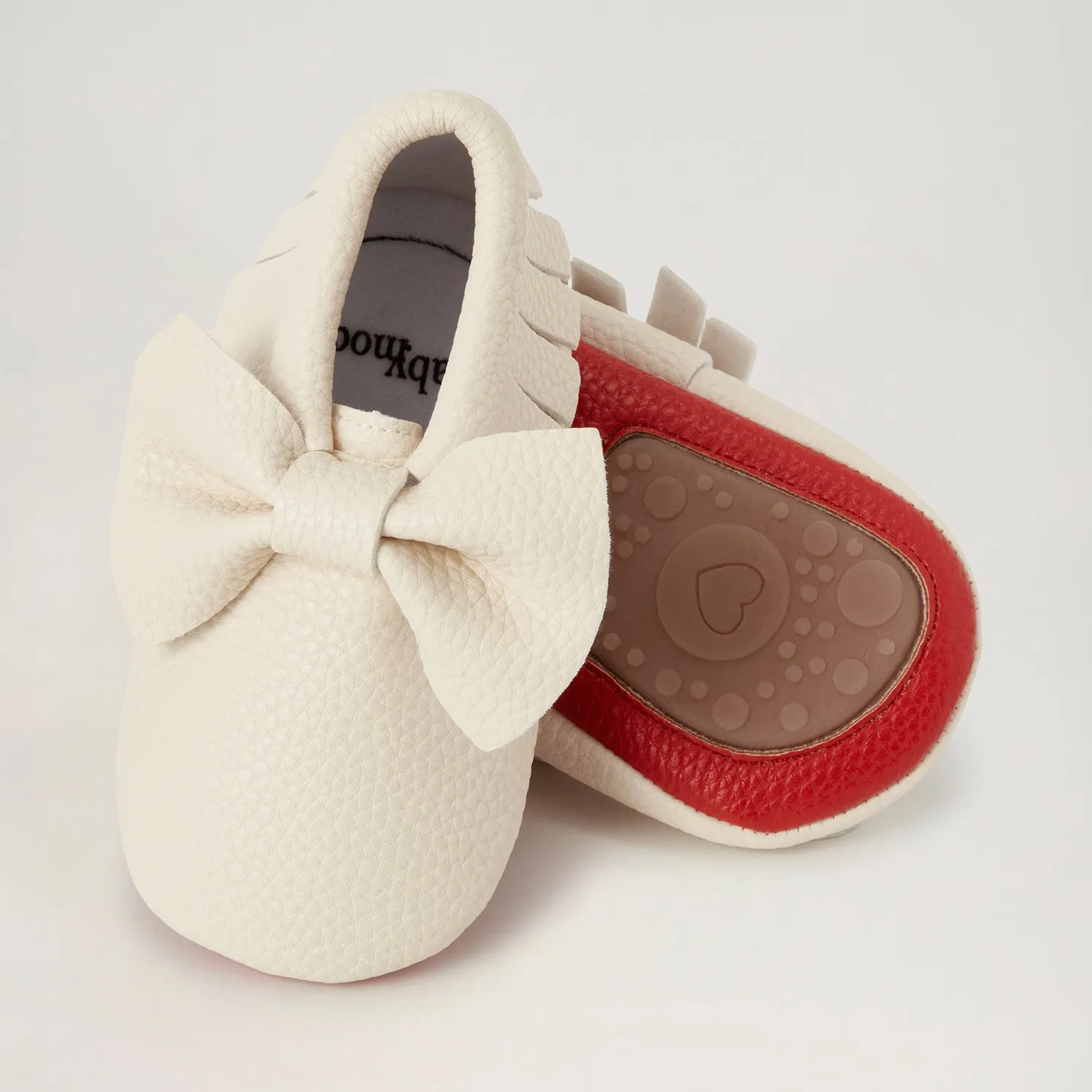 BabyMocs Bow Mocs mocassins bébé vegan