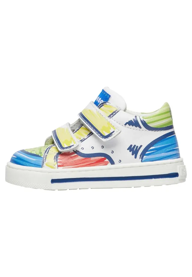 Falcotto FLAURRY VL baskets en cuir Blanc