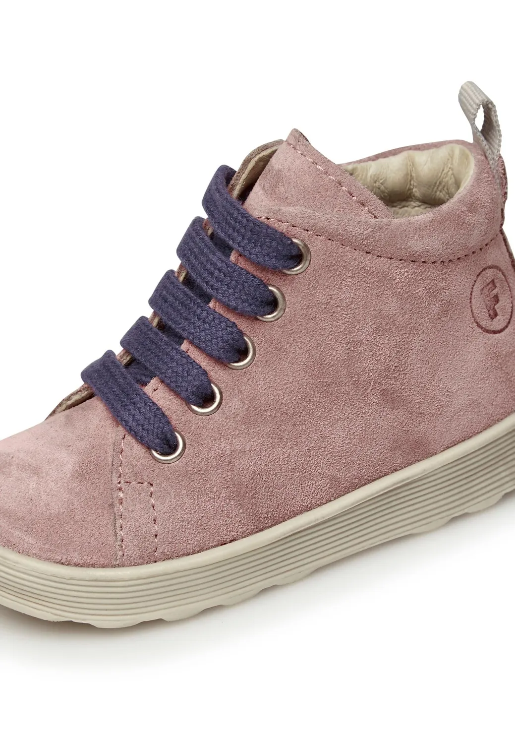 Falcotto baskets suède cheville rembourrée cuir