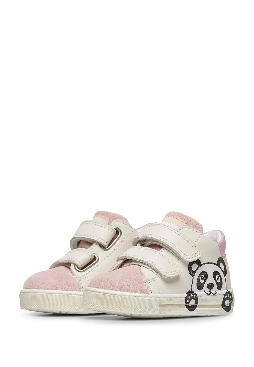 Falcotto Pedee VL baskets bébé scratch cuir souple