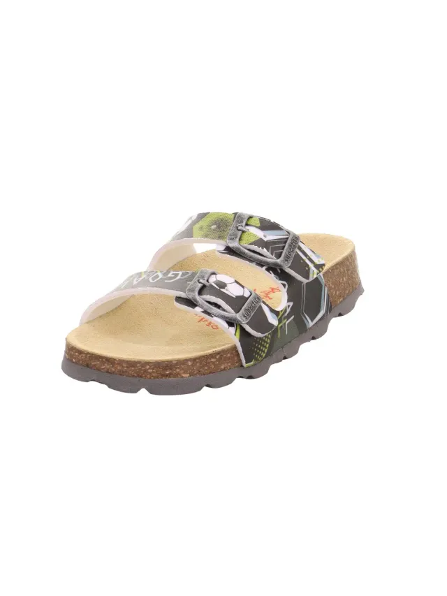 Superfit 0130 Chaussons Garcon Noir cuir synthetique