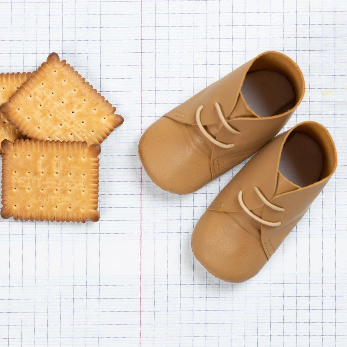 Le Petit Fils du Cordonnier Dandy chausson bébé cuir souple
