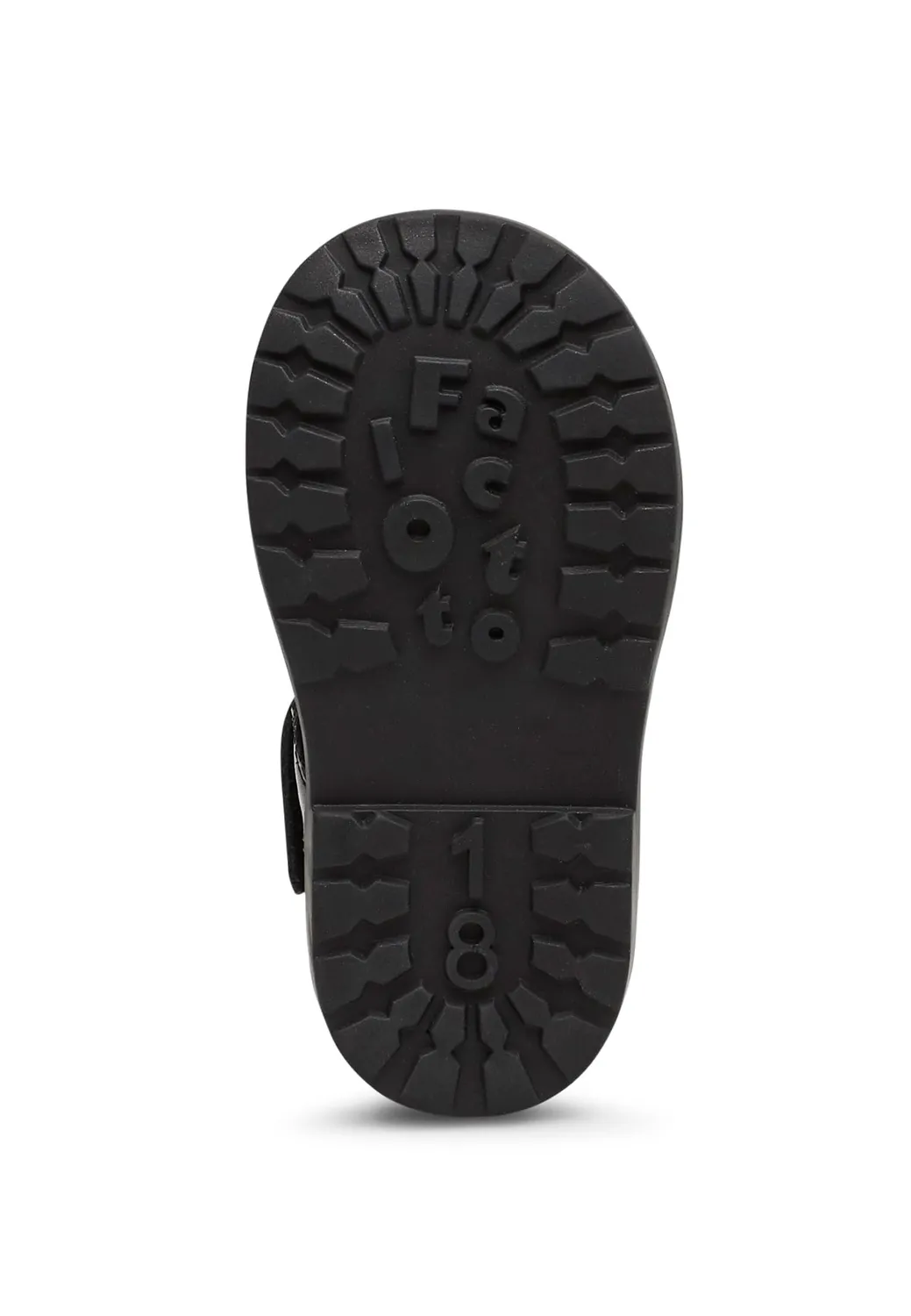 Falcotto bottines cuir zip lacets noir 26