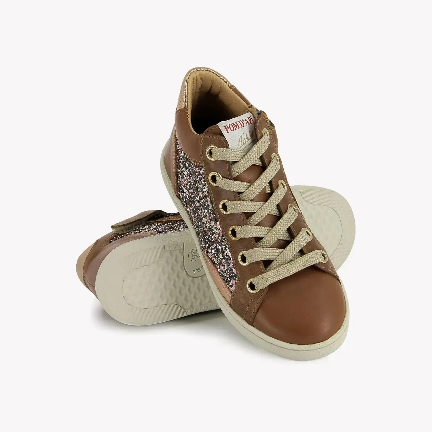 Pom d'Api Top Touch Zippy baskets cuir