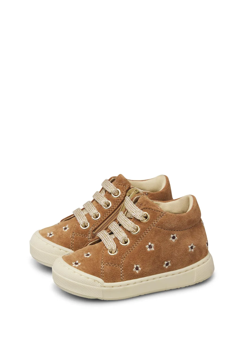 Falcotto Baskets Suède Enfant Lacets Zip