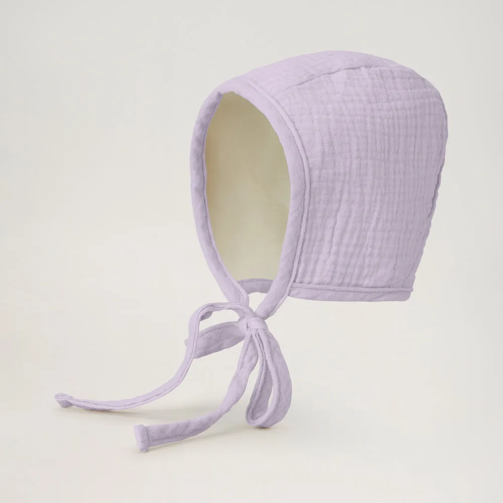 BabyMocs Muslin Bonnet bébé coton bio 0-6 mois
