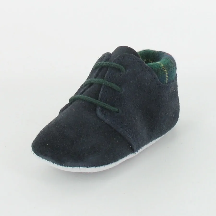 Le Petit Fils du Cordonnier Dioula chausson bébé col tartan