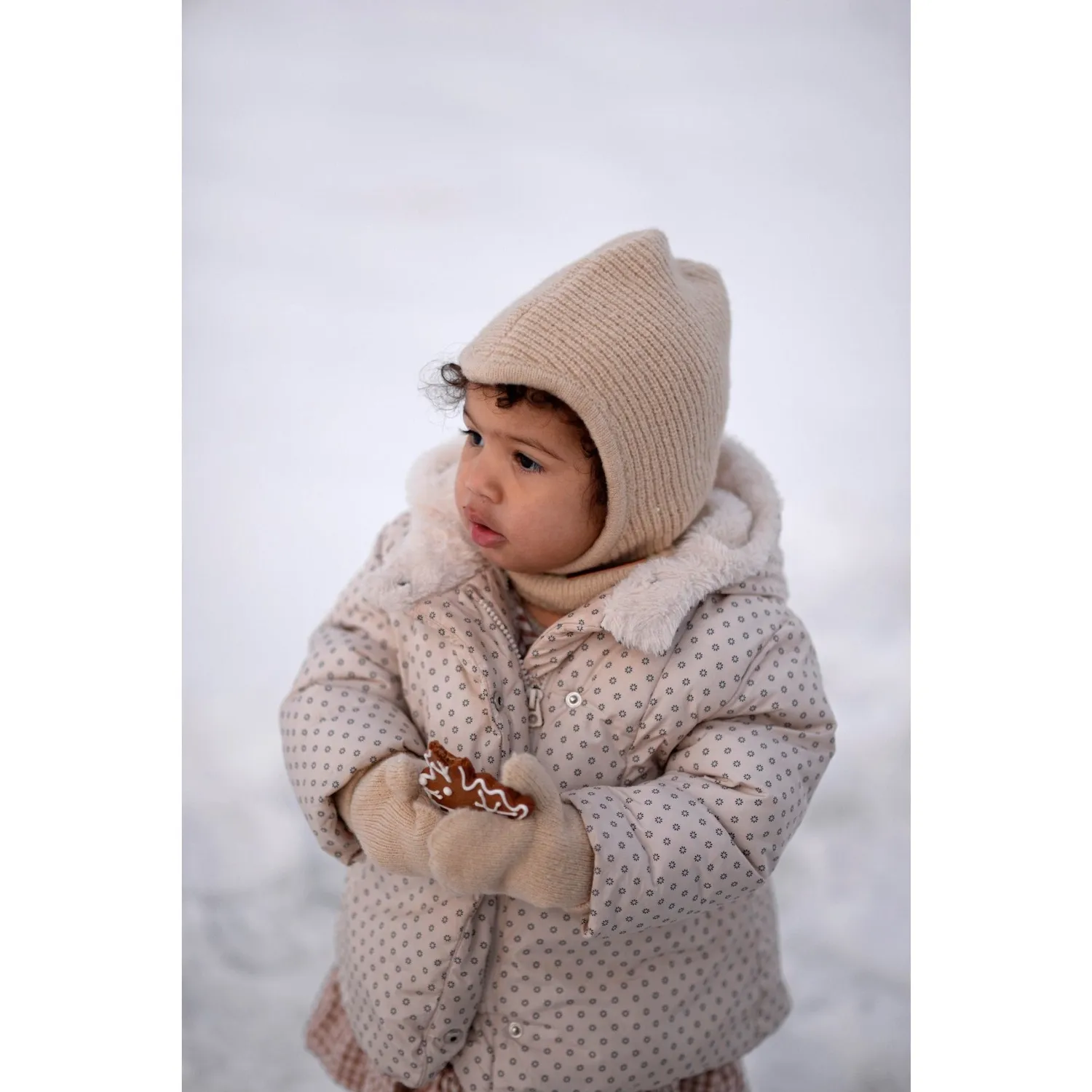 BabyMocs Cagoule Enfant Coton Bio Bonnet Hiver Doux
