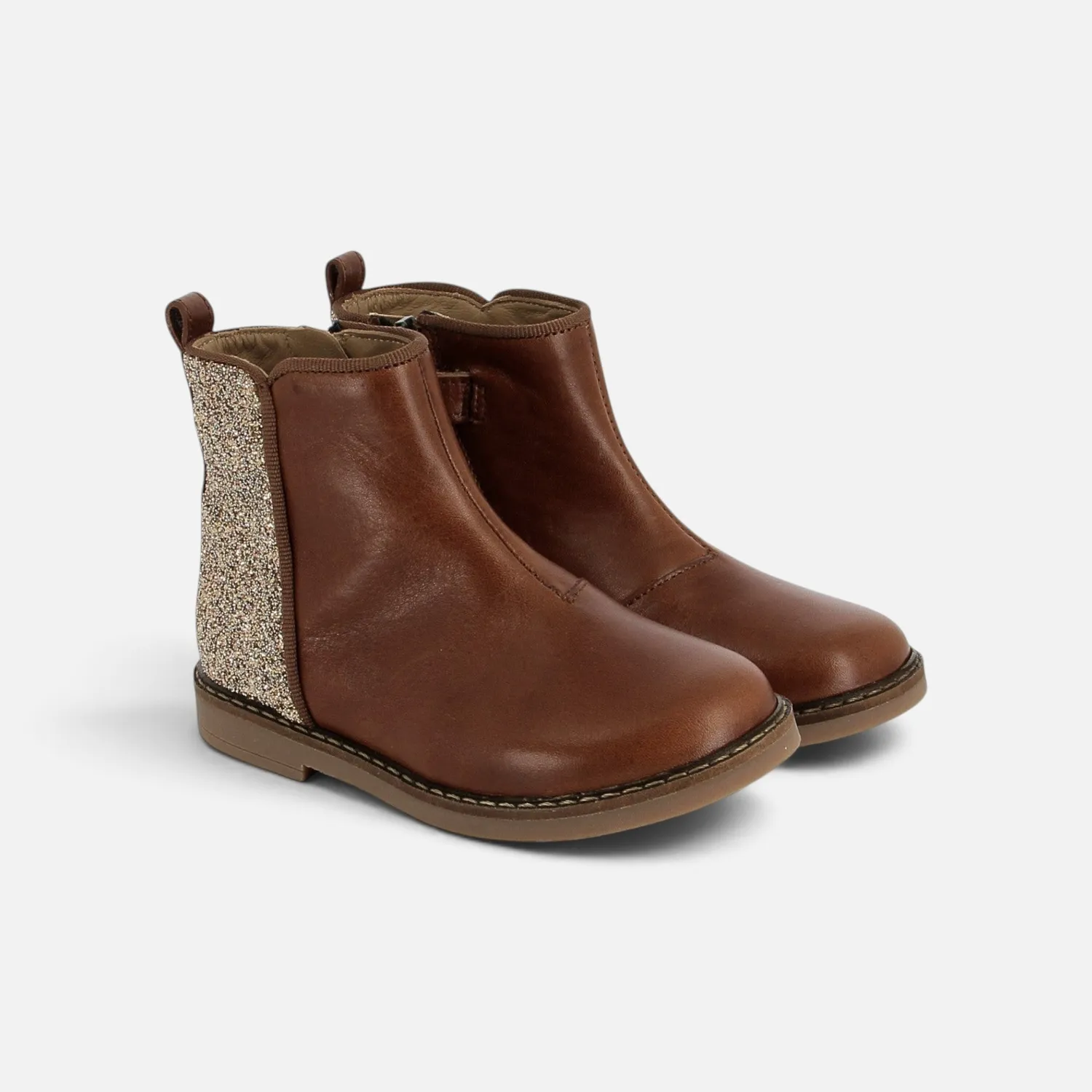 10is Trip Back bottines cuir bi-matière