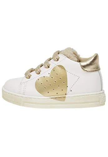 Falcotto Heart sneakers basses fille cuir blanc