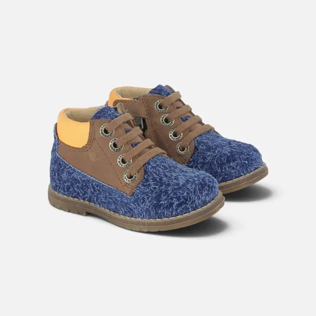 10is Bob Zip Work chaussures cuir lacet zip