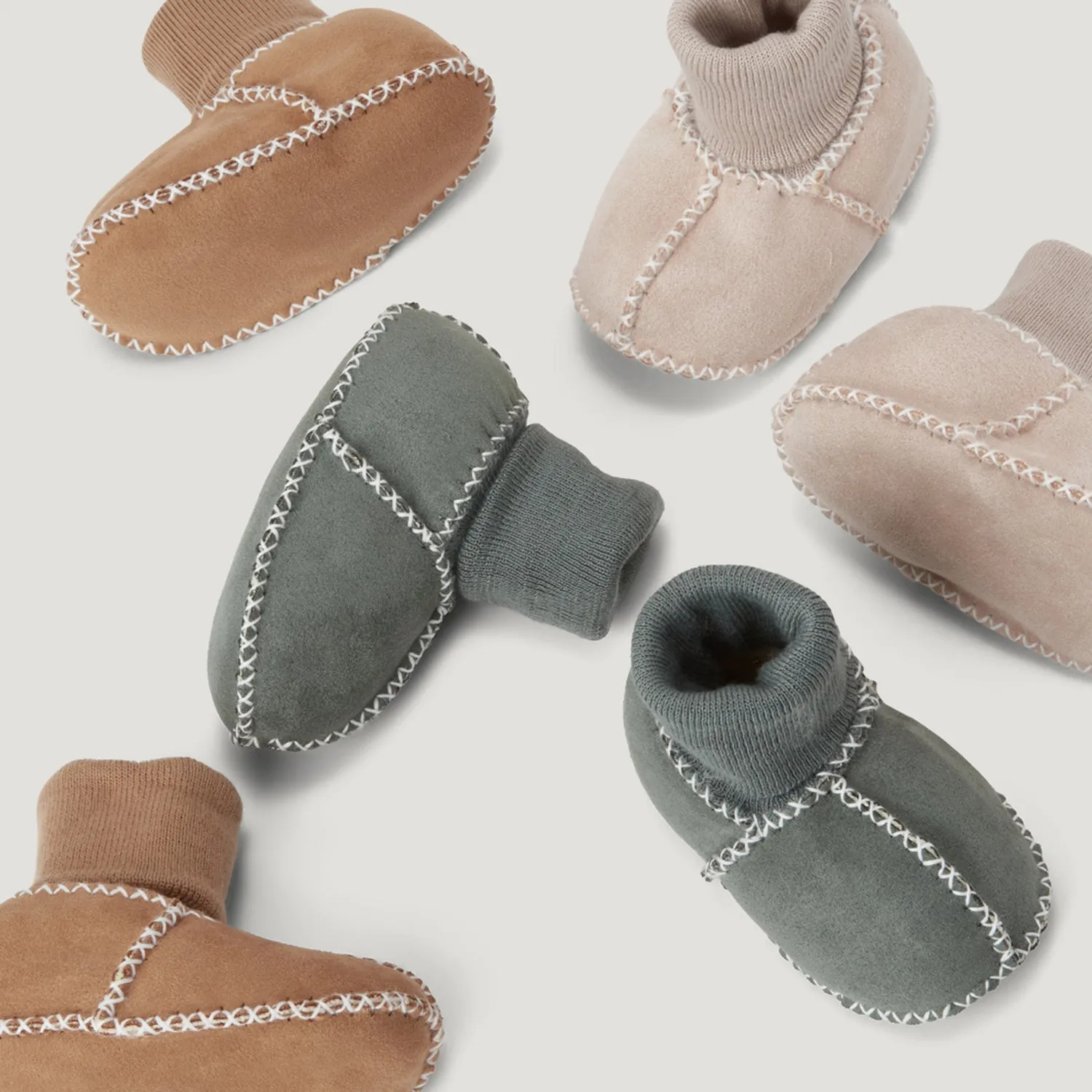 BabyMocs Cosy Mocs chaussons bébé doublés vegan