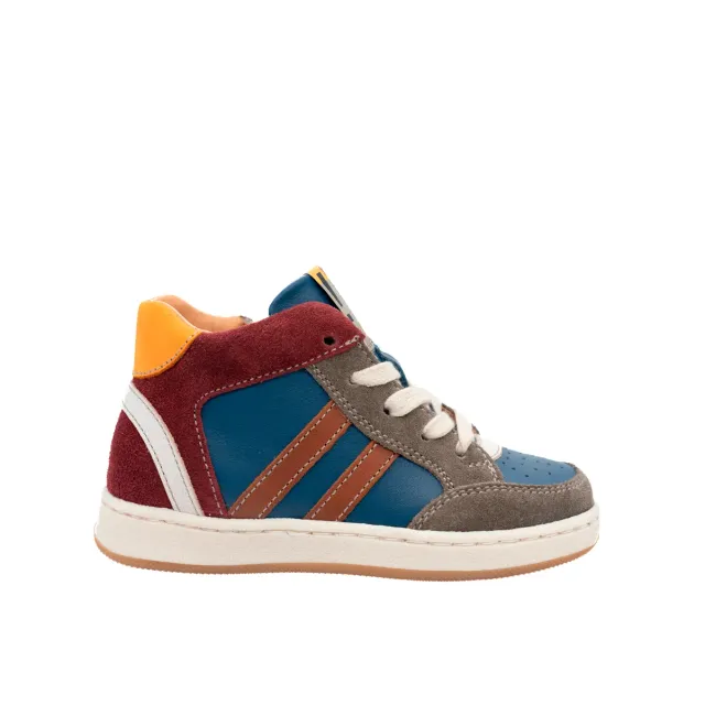 Babybotte Kaspard chaussure garçon cuir bleu