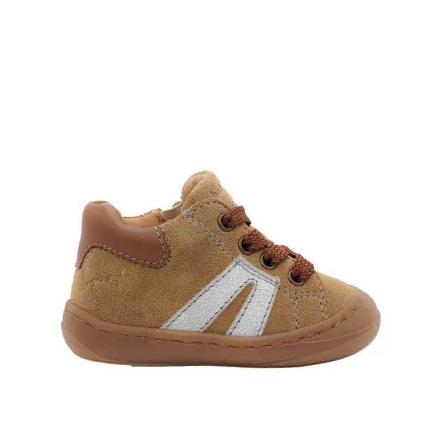 Babybotte Argo chaussure bébé lacet zip velours