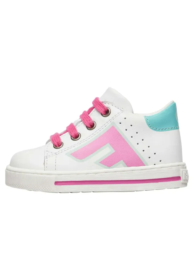 Falcotto Solsal 2 Zip baskets cuir bicolores