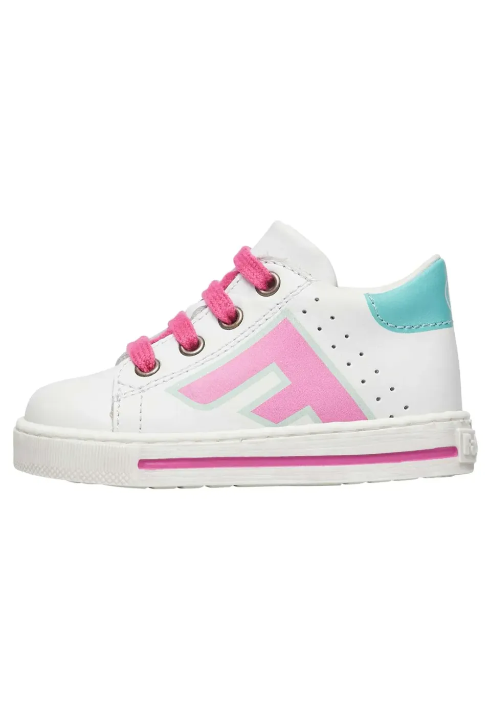 Falcotto Solsal 2 Zip baskets cuir bicolores
