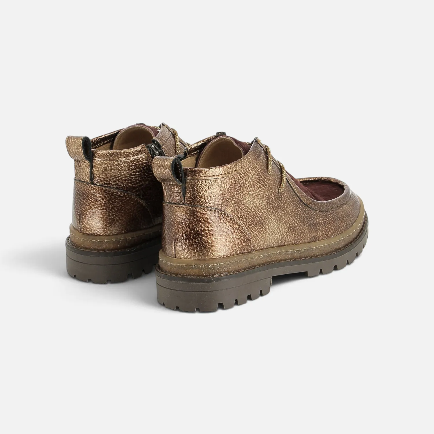 10is Wall Zip Micky chaussures cuir fille
