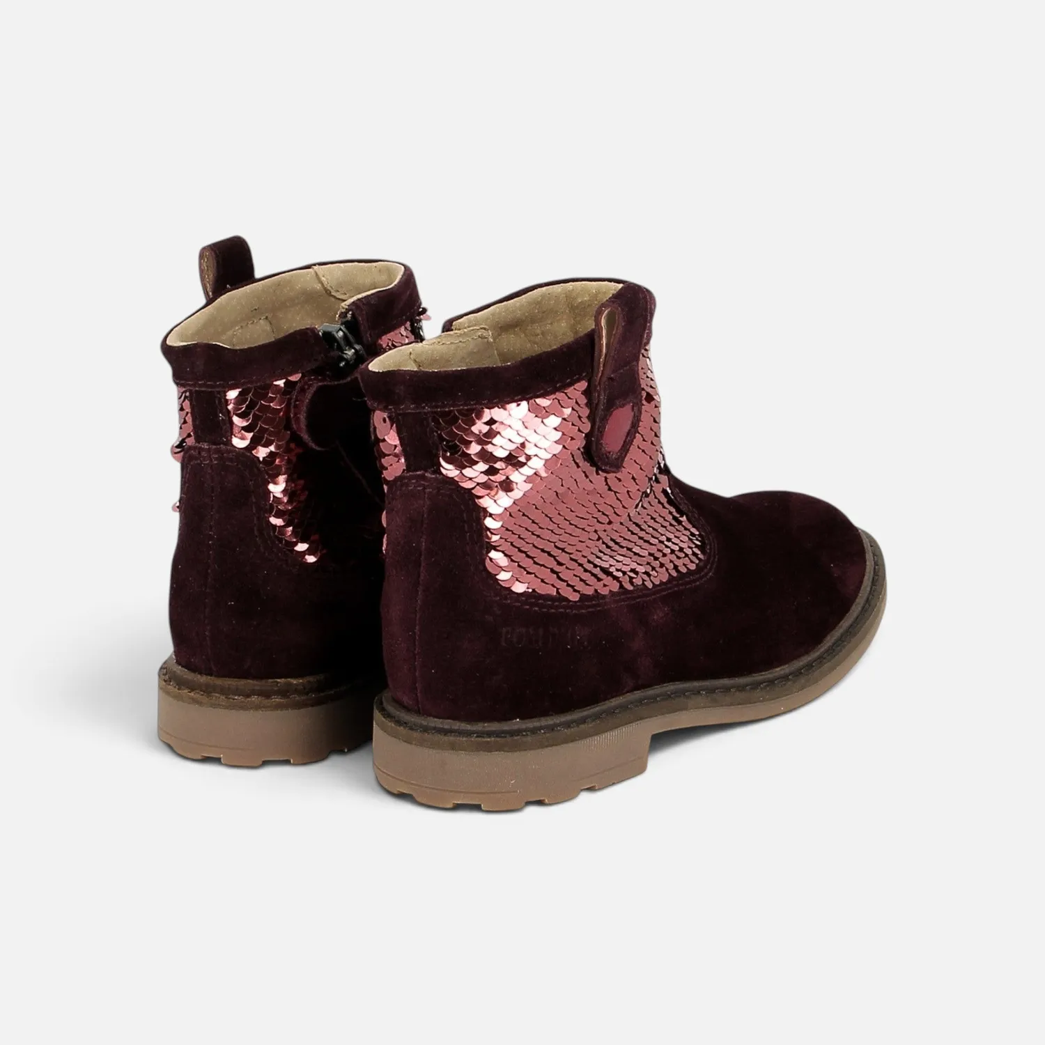 10is Sister Sequin bottine velours-sequin