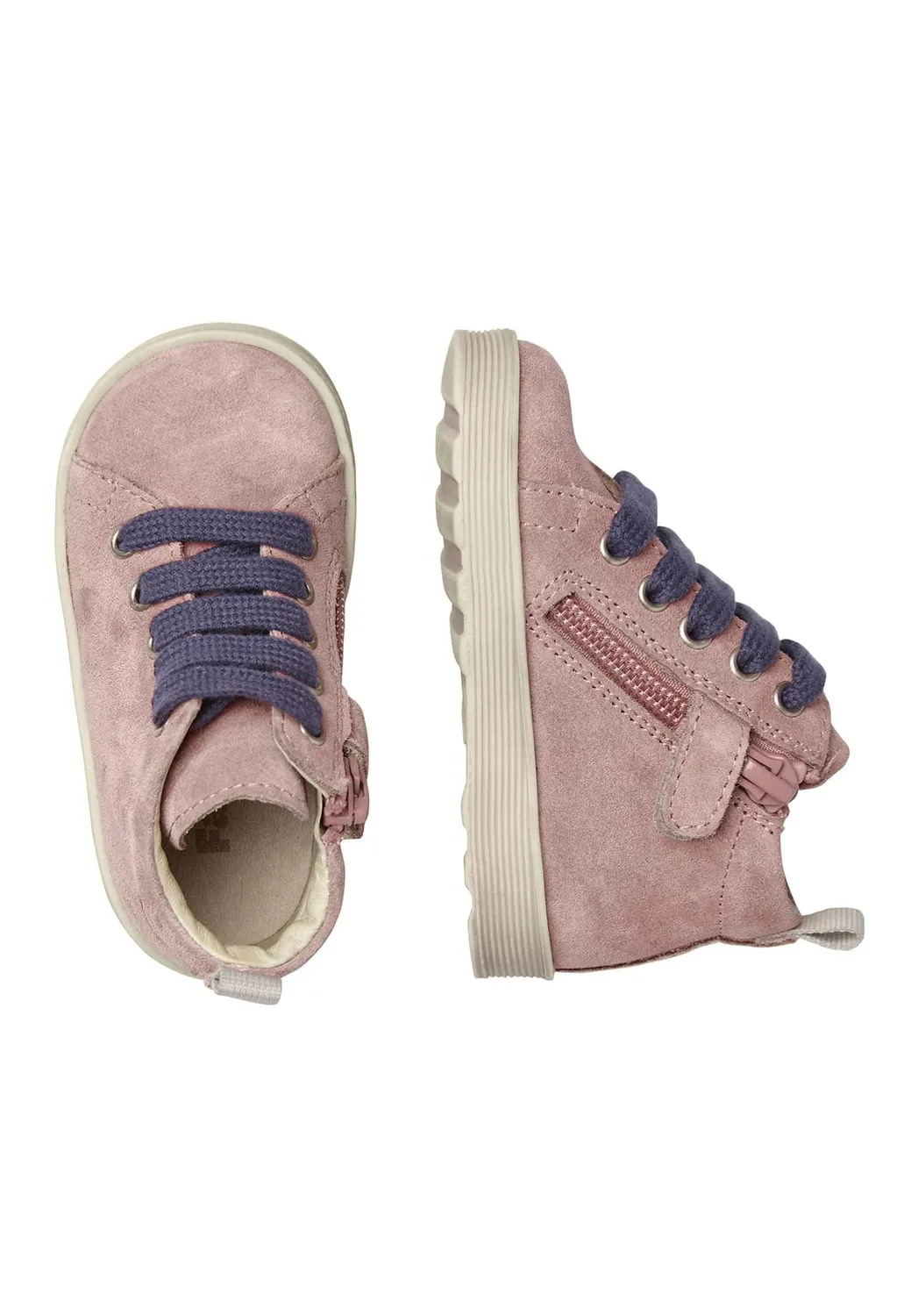 Falcotto baskets suède cheville rembourrée cuir