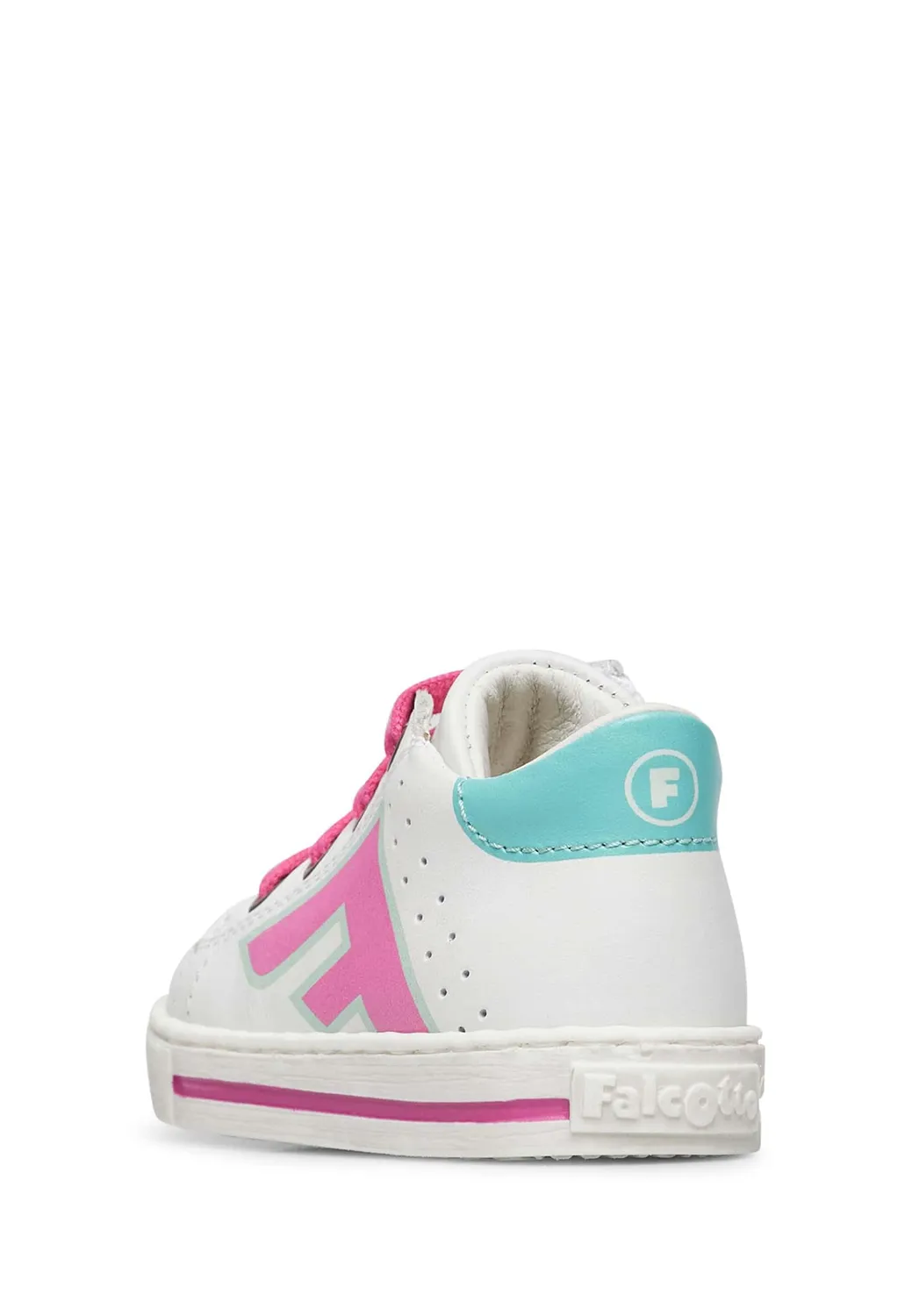 Falcotto Solsal 2 Zip baskets cuir bicolores