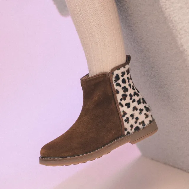 10is Trip Back bottines cuir bi-matière