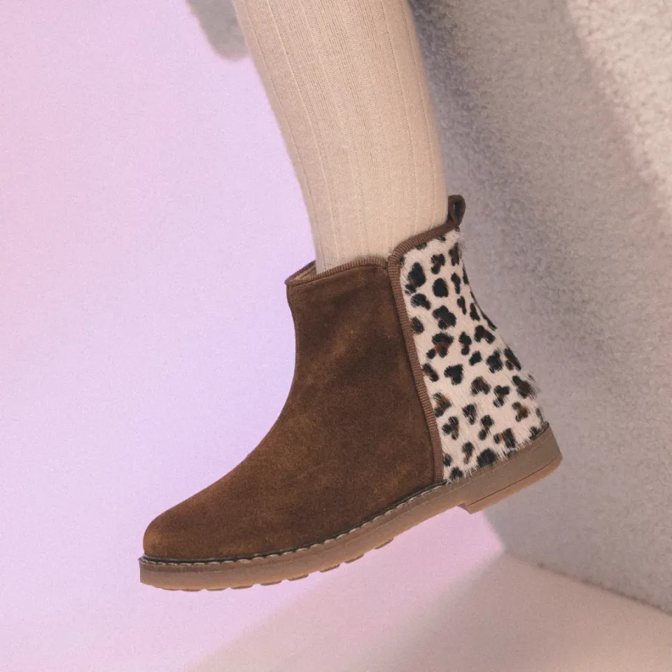 10is Trip Back bottines cuir bi-matière