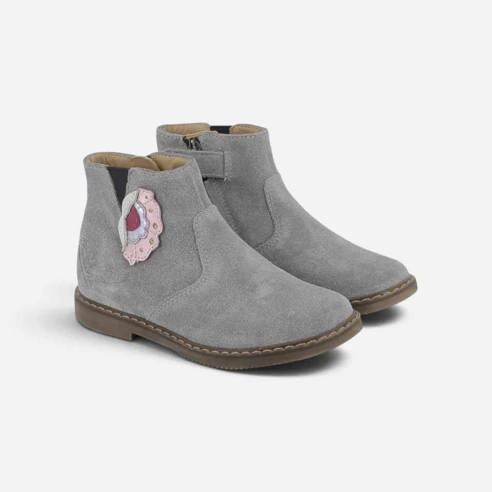 10is City Peony bottines cuir zip