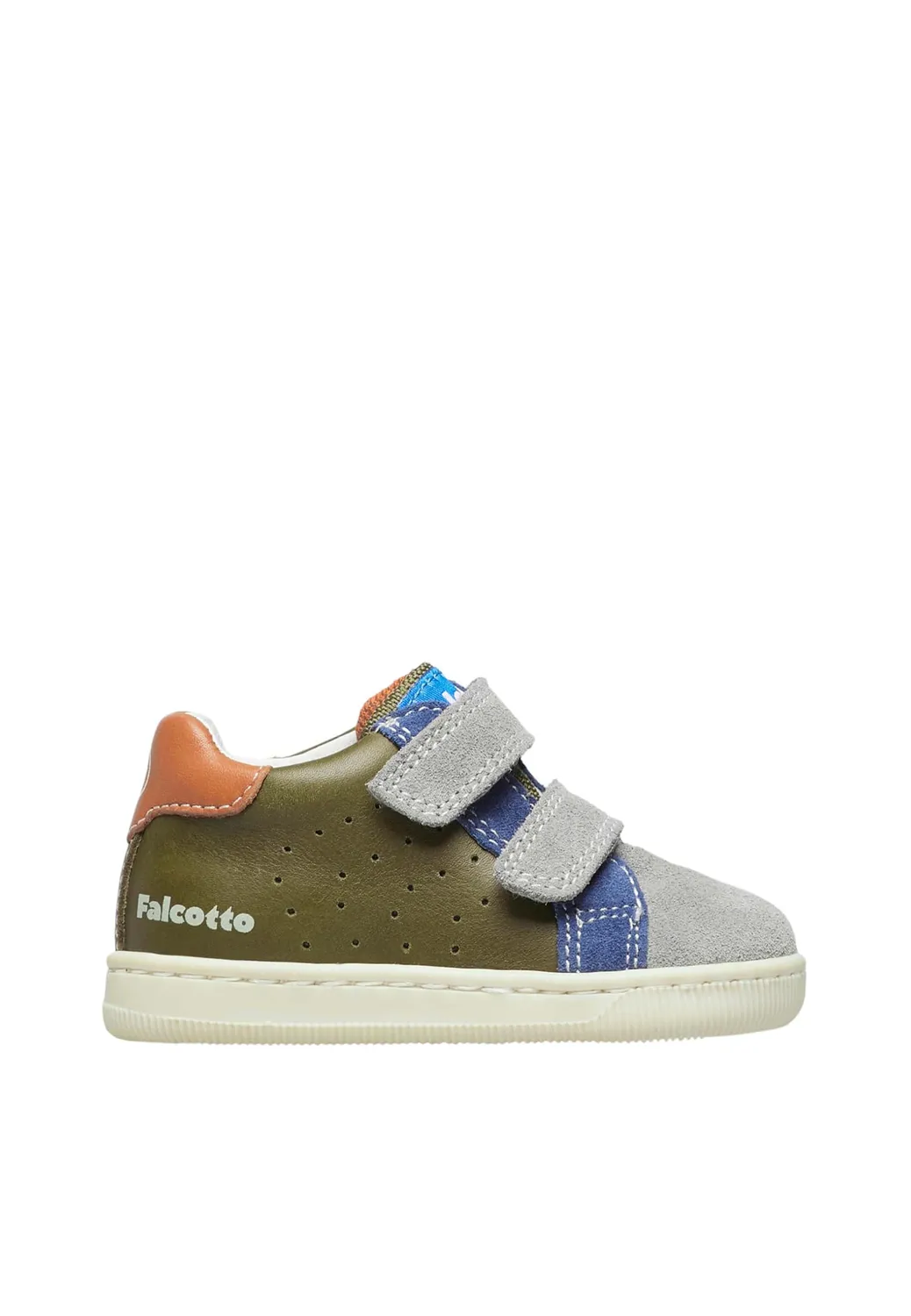 Falcotto Kiner VL Crib baskets cuir vert