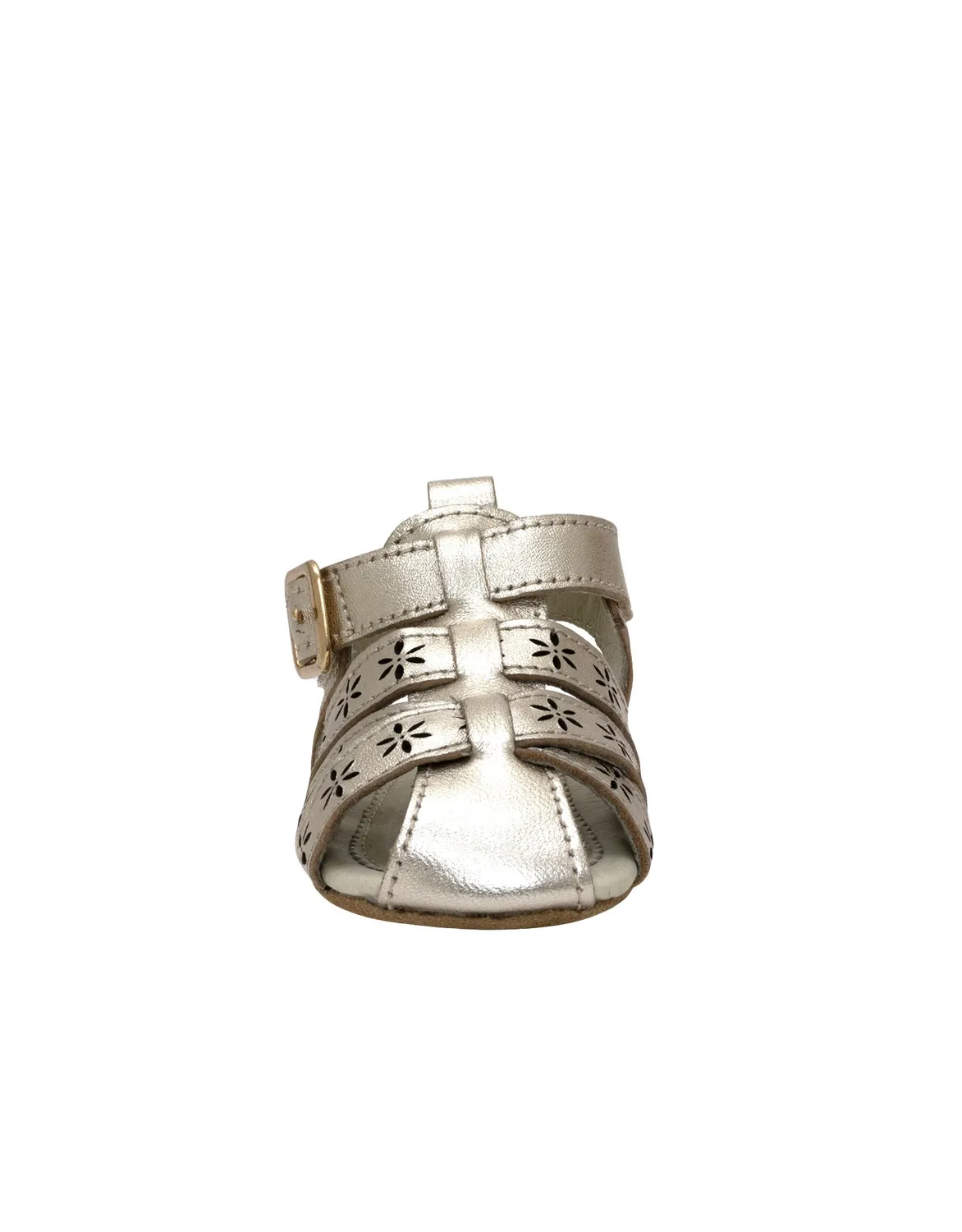 Robeez First Kicks Fleur sandales bébé doré cuir