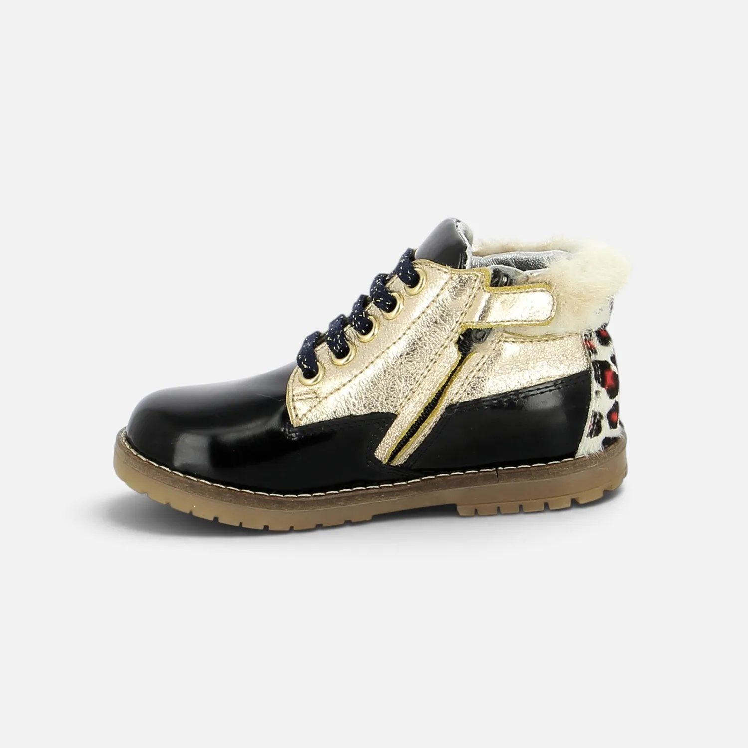 10is Bob Zip Work chaussure ville zip laçage