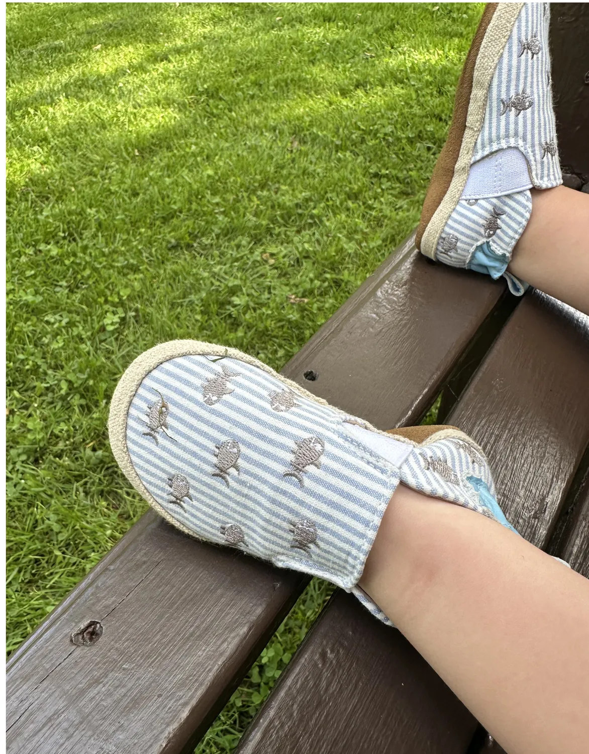 ROBEEZ Cove Soft Soles chaussons en seersucker