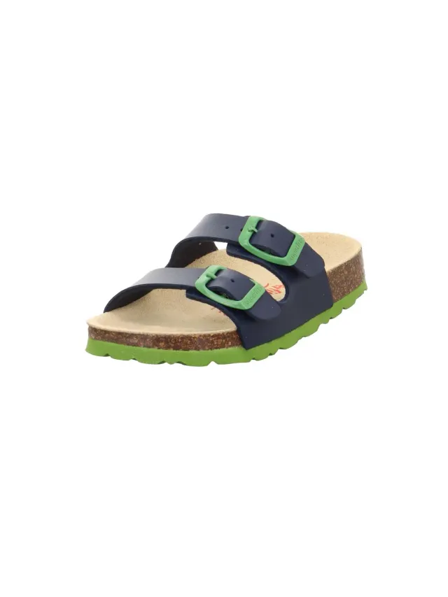 Superfit Chaussons Enfant Bleu Vert 25 EU Large