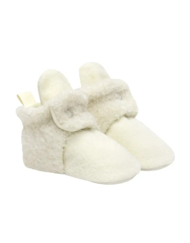 Robeez Sullivan Snap Booties chaussons bébé sherpa doux