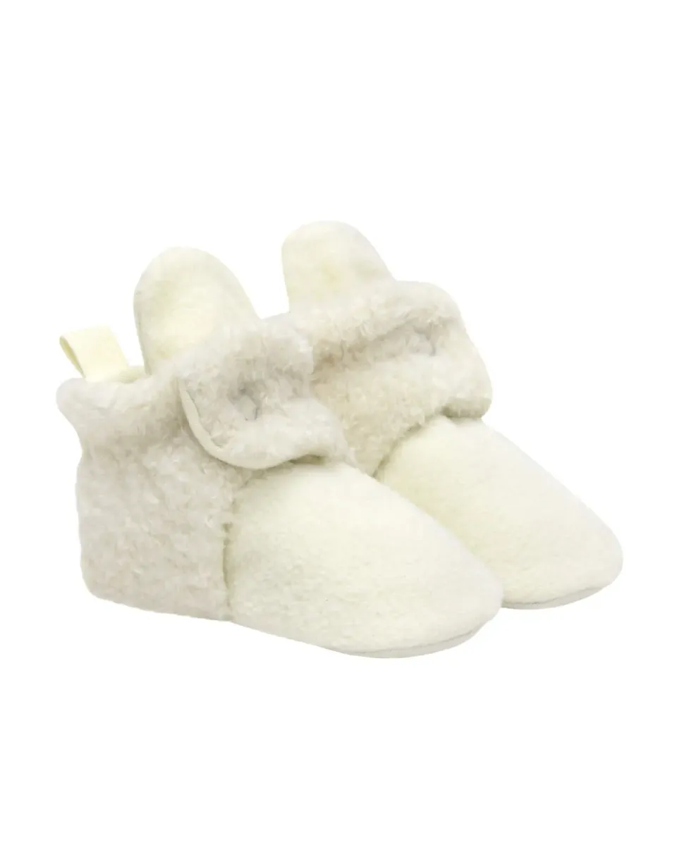 Robeez Sullivan Snap Booties chaussons bébé sherpa doux