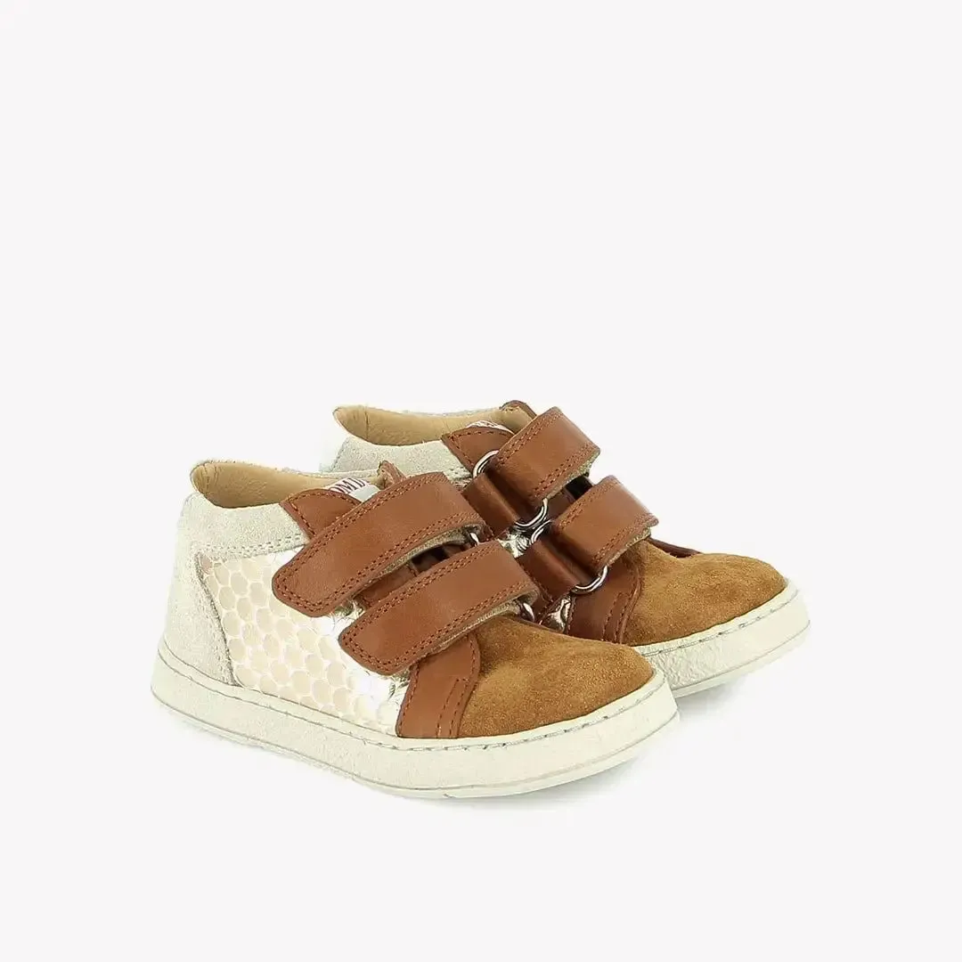 10is Mousse Easy Top baskets fille velcros cuir
