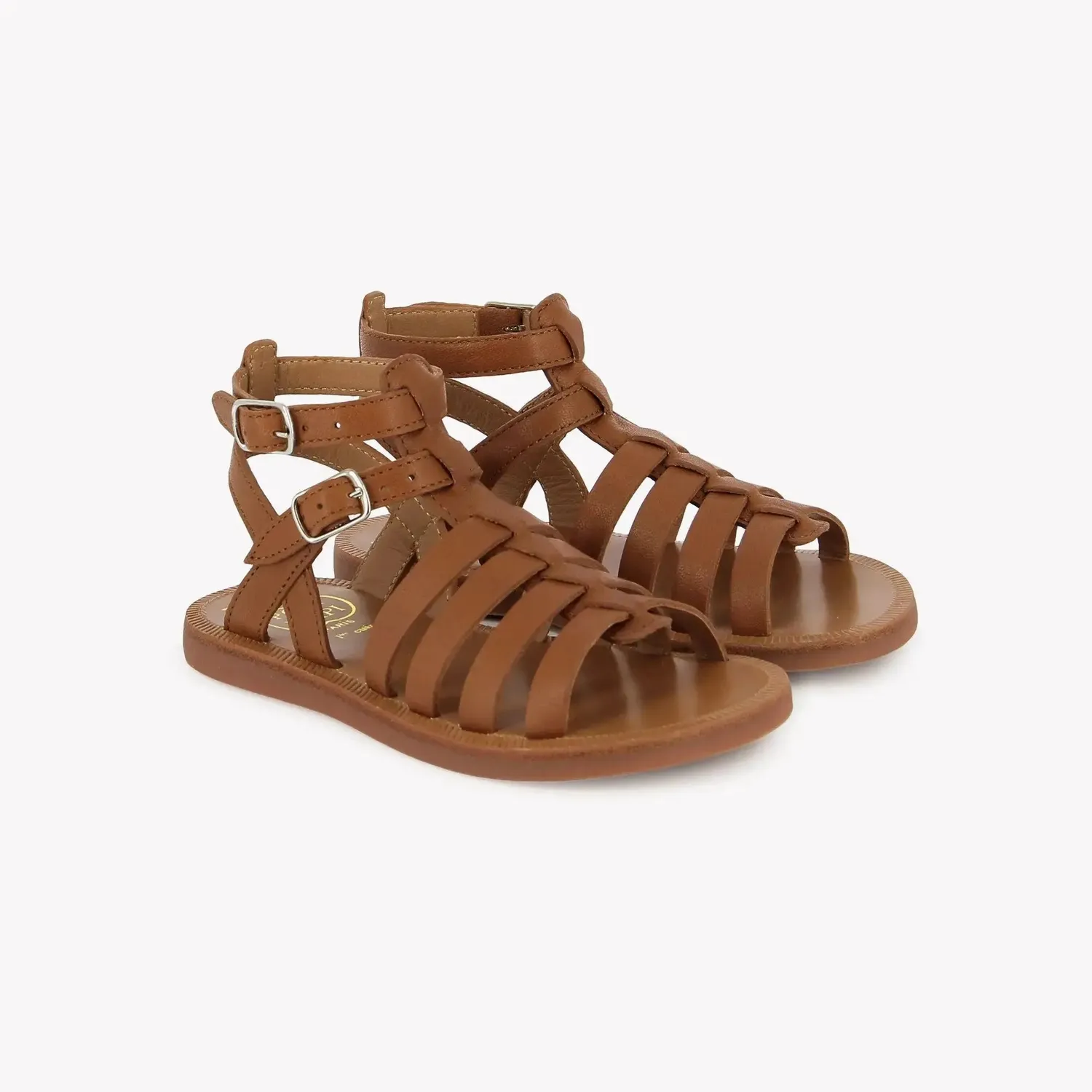 10is Plagette Gladiator sandales enfant cuir