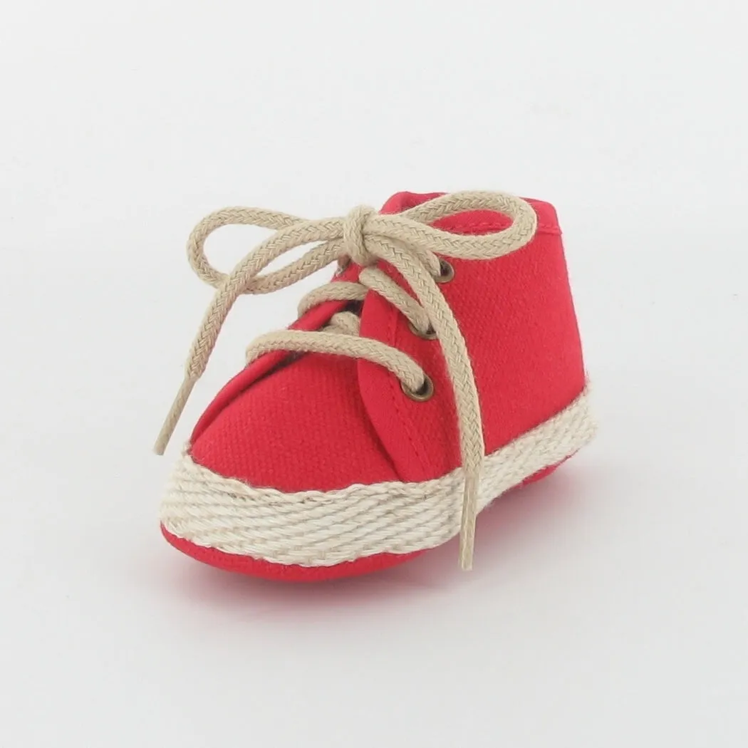 Le Petit Fils du Cordonnier Départ tennis chausson bébé coton