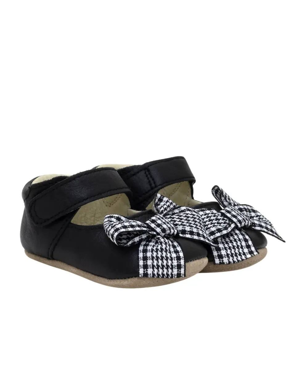 Robeez First Kicks Raelynn chaussures bébé noires cuir