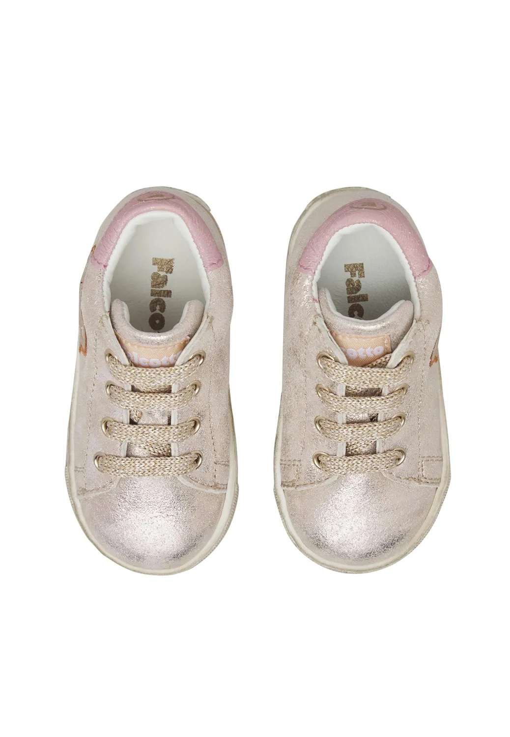 Falcotto Baskets Cuir Enfant Lacets