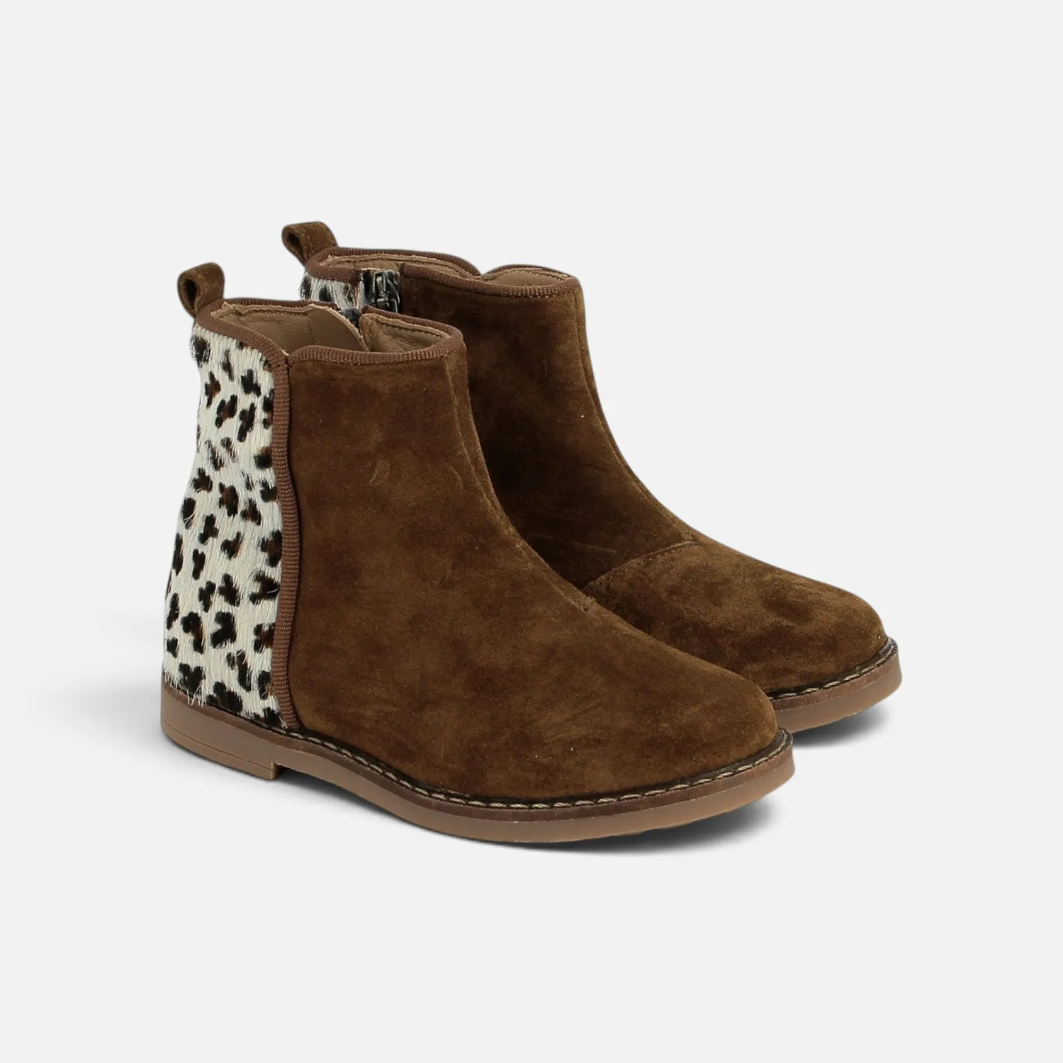 10is Trip Back bottines cuir bi-matière