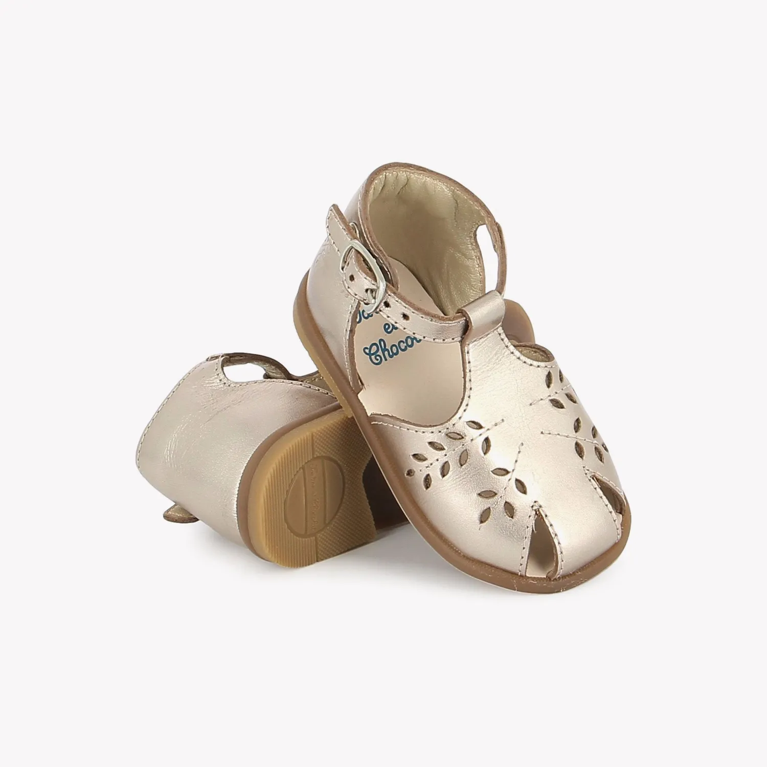 10is T&C 1 Summer sandales premiers pas cuir