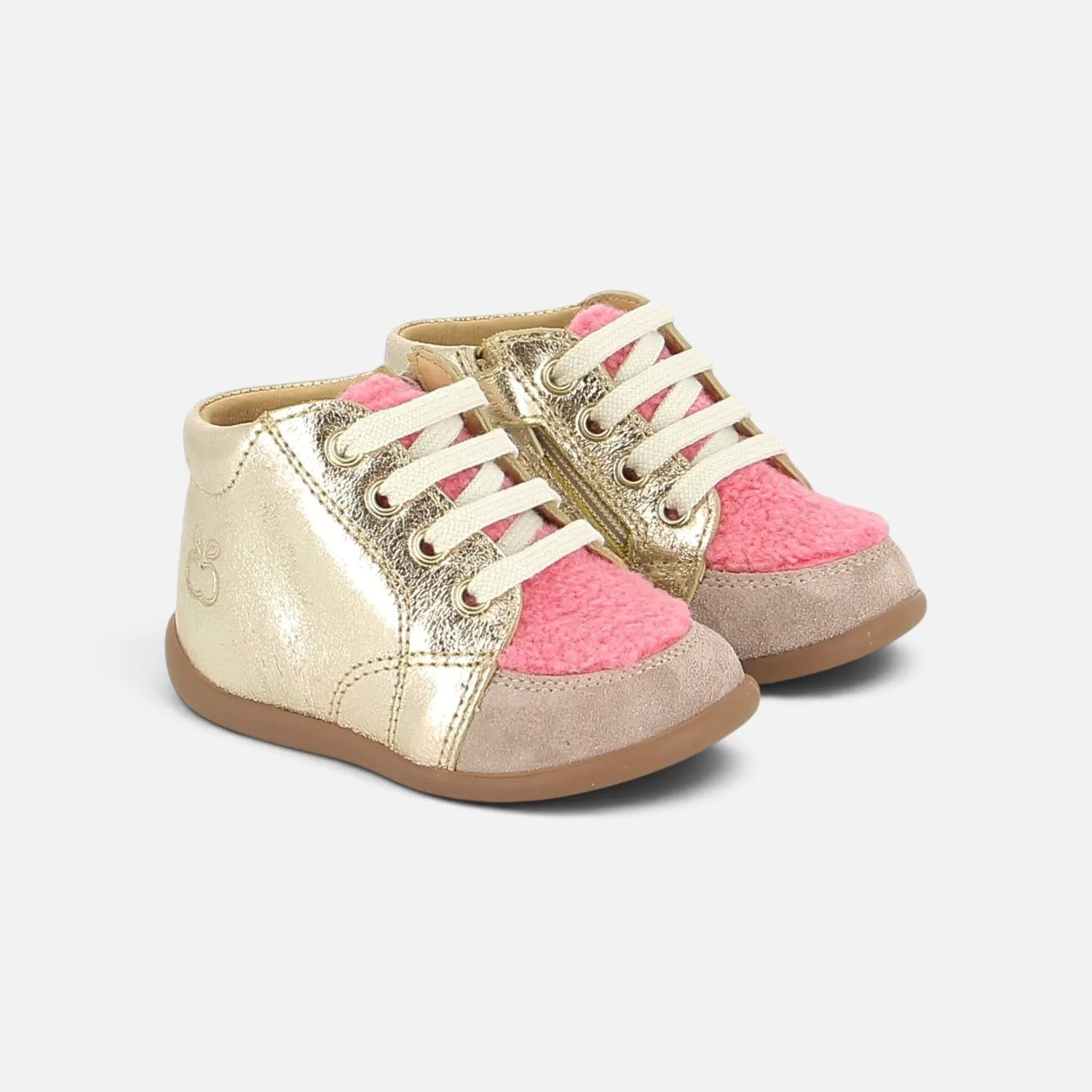 10is Stand-Up Zippy chaussures premiers pas cuir