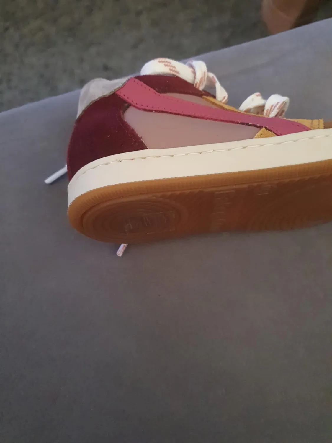 Falcotto Abeia chausson bébé fille en cuir