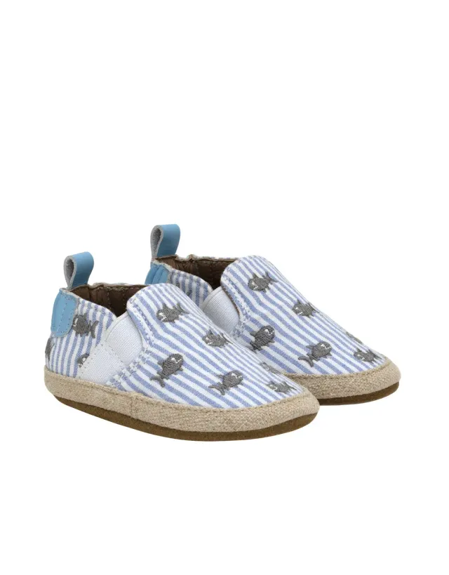 ROBEEZ Cove Soft Soles chaussons en seersucker