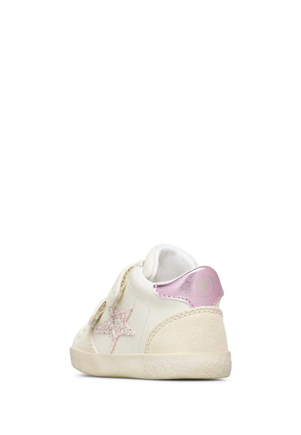 Falcotto Baskets cuir daim étoile double scratch