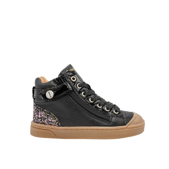 Babybotte Kostanza chaussure fille lacets zip cuir